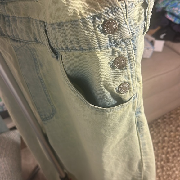 Women's Light Blue Denim Overalls - Picture 13 of 15